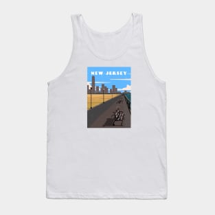 New Jersey, USA.Retro travel poster Tank Top